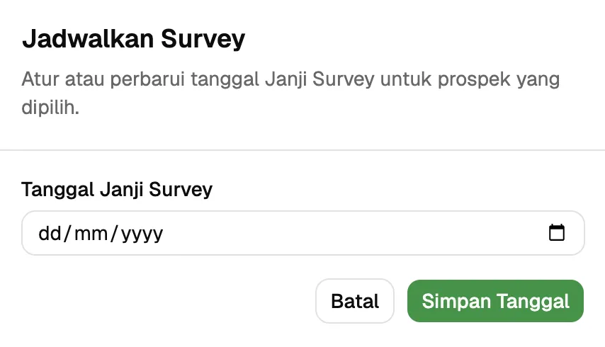Janji Survey Dashboard