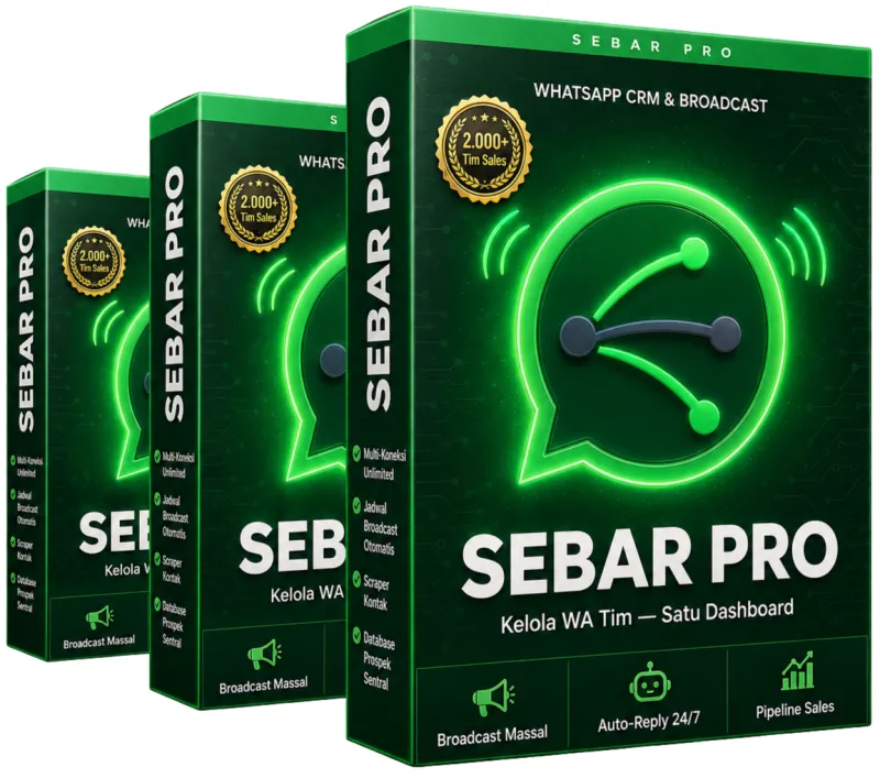 Tampilan Dashboard Sebar