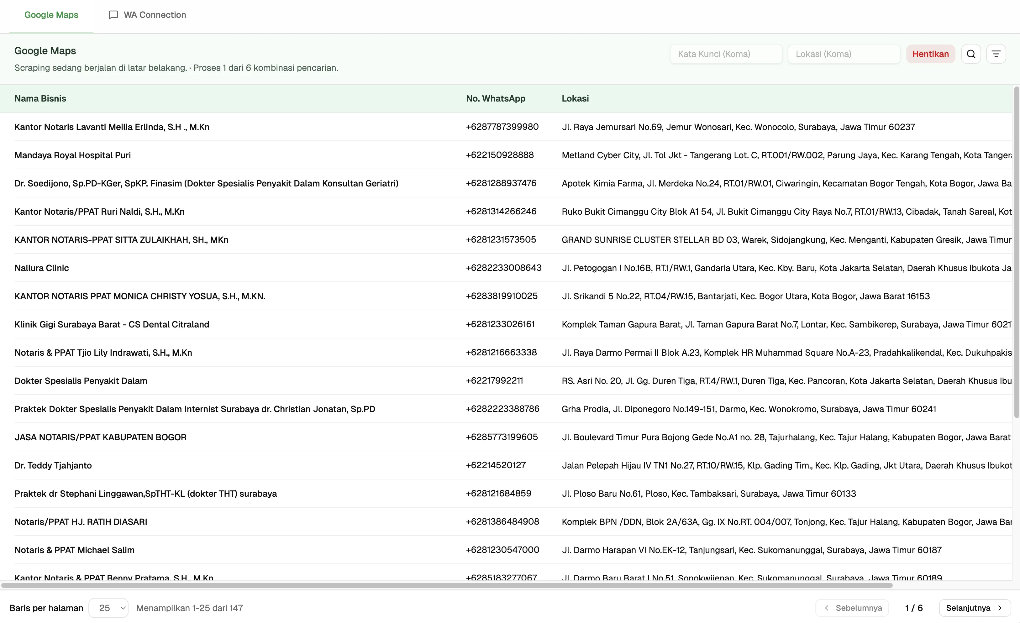 Data Scraper 4-in-1 Dashboard
